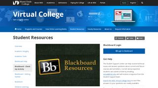 
                            2. Blackboard - Check my Activity | Virtual College | Miami Dade ...