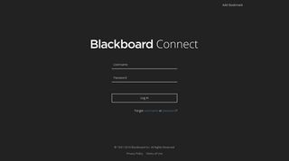 
                            5. Blackboard Connect: Login