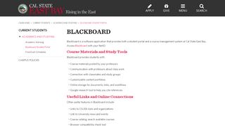 
                            1. Blackboard - csueastbay.edu