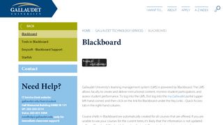 
                            10. Blackboard – Gallaudet University