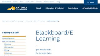 
                            3. Blackboard | GCTC