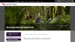 
                            1. Blackboard Help for Students - Linfield College