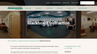 
                            4. Blackboard Instruction - Adams State University