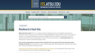 
                            5. Blackboard is Read-Only : Information Technology …