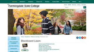 
                            2. Blackboard Learn - Farmingdale - Farmingdale State College