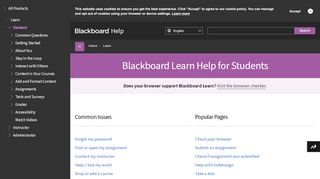 
                            10. Blackboard Learn Help for Students | Blackboard Help