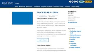 
                            3. Blackboard Learn | Kent State Stark | Kent State University