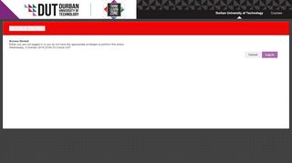 
                            9. Blackboard Learn - thinklearnzone.dut.ac.za