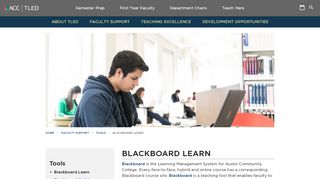 
                            2. Blackboard Learn - TLED - Austin Community College