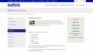 
                            7. Blackboard Learn - Welcome to Suffolk County Community College