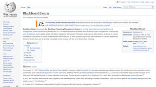 
                            5. Blackboard Learn - Wikipedia