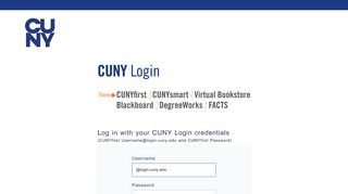 
                            6. Blackboard Login - The City University of New York