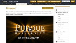 
                            4. Blackboard | Purdue University Innovative Learning