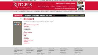 
                            9. Blackboard | Rutgers University - Newark