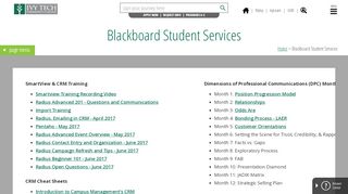 
                            4. Blackboard Student Services - Ivy Tech Community College of ...