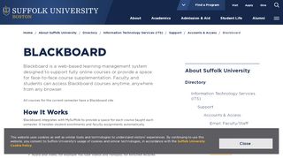 
                            1. Blackboard - Suffolk University