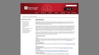 
                            1. Blackboard - Wharton County Junior College