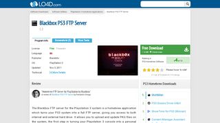 
                            7. Blackbox PS3 FTP Server - Download