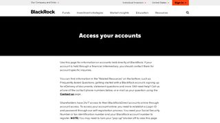 
                            5. BlackRock Account Access | BlackRock US