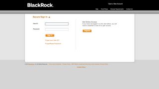 
                            4. Blackrock Funds Login - Integration Region - BNY Mellon