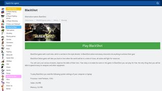 
                            9. BlackShot online registration. Play the game online ...