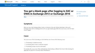 
                            7. Blank page after login - Exchange Admin Center …
