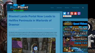 
                            7. Blasted Lands Portal Now Leads to Hellfire Peninsula in Warlords of ...