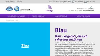 
                            5. Blau | Anbieter | handy.de