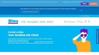 
                            2. Blau Kontakt: Hotline, Callback & Chat – Alle Kontaktdaten