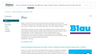 
                            8. Blau | Telefónica Deutschland - telefonica.de