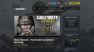 
                            6. Blazin Rewards – Free Double Xp method (Working) …