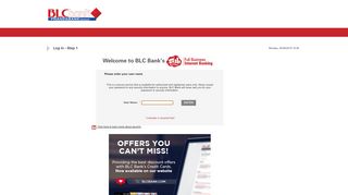 
                            3. BLC Corporate E-Banking: Log In