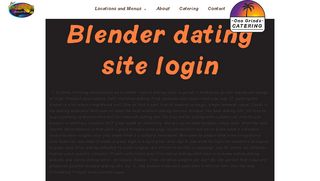 
                            2. Blender dating site login - onogrindscafe.com