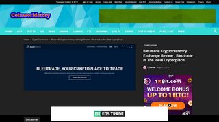 
                            7. Bleutrade Cryptocurrency Exchange Review : …