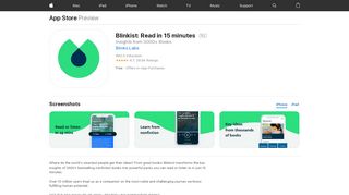 
                            9. ‎Blinkist: Read in 15 minutes on the App Store