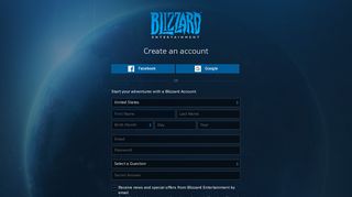 
                            2. Blizzard Account - Blizzard Entertainment