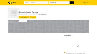 
                            8. Blizzard Courier Service - 1937 Leslie St, North York, ON - Yellow Pages