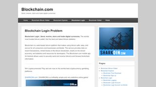 
                            3. Blockchain Login Problem – Blockchain.com