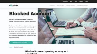 
                            4. Blocked Account | expatrio.com
