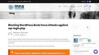 
                            4. Blocking Wordpress Brute Force Attacks against wp-login.php ...