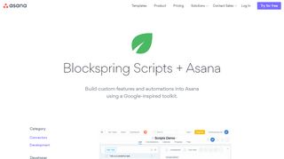 
                            8. Blockspring Scripts + Asana: Write scripts for Asana · Asana