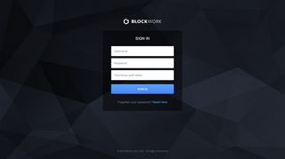 
                            2. BlockWork Login