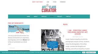 
                            4. Blog - Art Class Curator