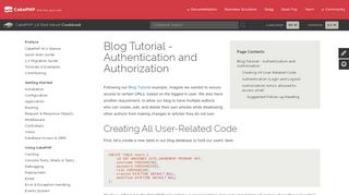 
                            4. Blog Tutorial - Authentication and Authorization - 3.8 - CakePHP ...