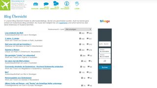 
                            2. Blog Übersicht | Auslandsblog.de
