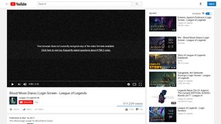 
                            1. Blood Moon Diana | Login Screen - League of ... - youtube.com