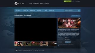 
                            5. Bloodlines of Prima on Steam