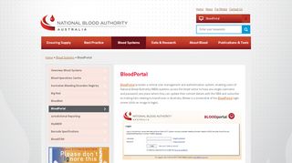 
                            1. BloodPortal | National Blood Authority