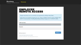 
                            5. Bloomberg Employee Access