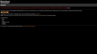 
                            8. Bloomberg Mobile > Bloomberg Professional > Android
